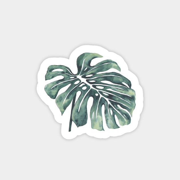 Monstera Leaf 9 Sticker by gusstvaraonica